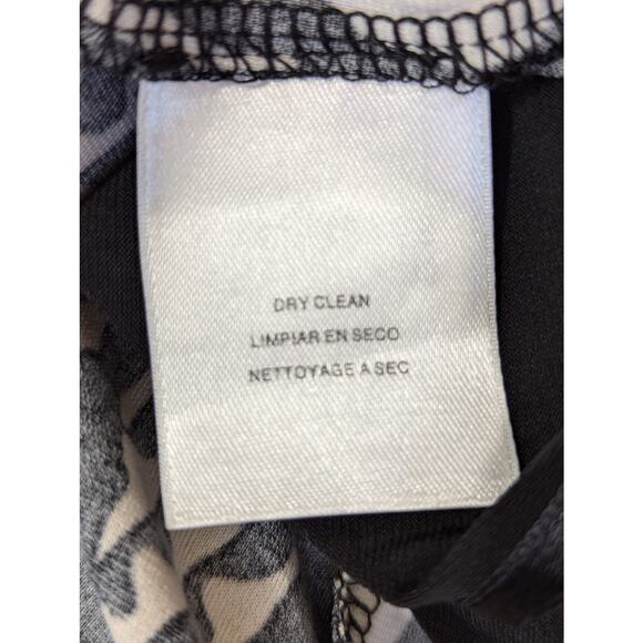 JONES NEW YORK WOMAN! STRETCH POLY ABSTRACT, BLACK, BROWN, TAN DRESS! SZ 18W - Picture 8 of 9